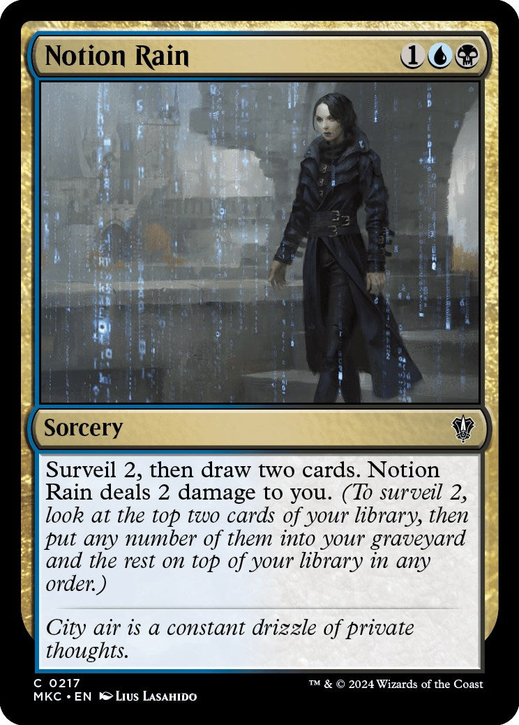 Notion Rain [Murders at Karlov Manor Commander] | Game Master's Emporium (The New GME)