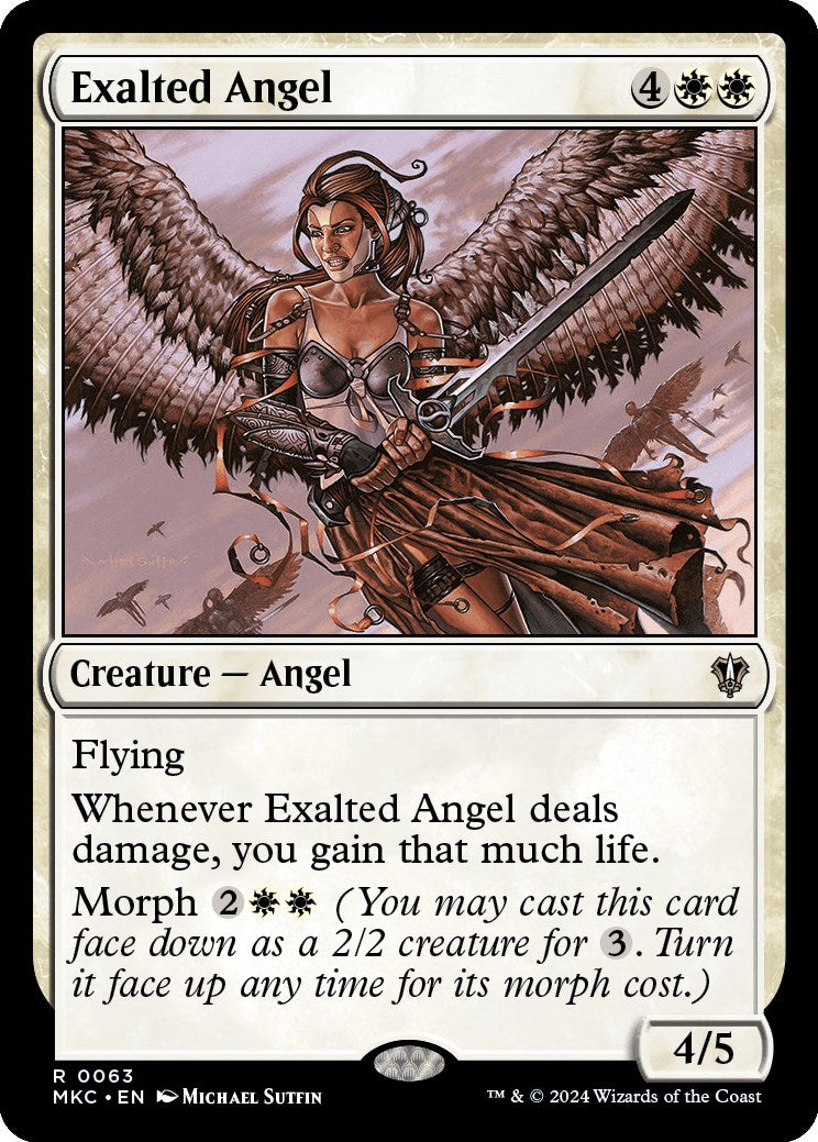Exalted Angel [Murders at Karlov Manor Commander] | Game Master's Emporium (The New GME)