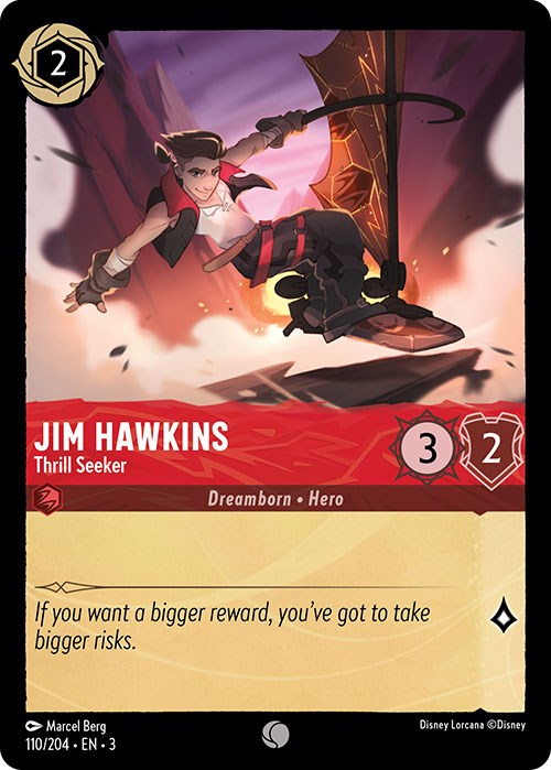 Jim Hawkins - Thrill Seeker (110/204) [Into the Inklands] | Game Master's Emporium (The New GME)
