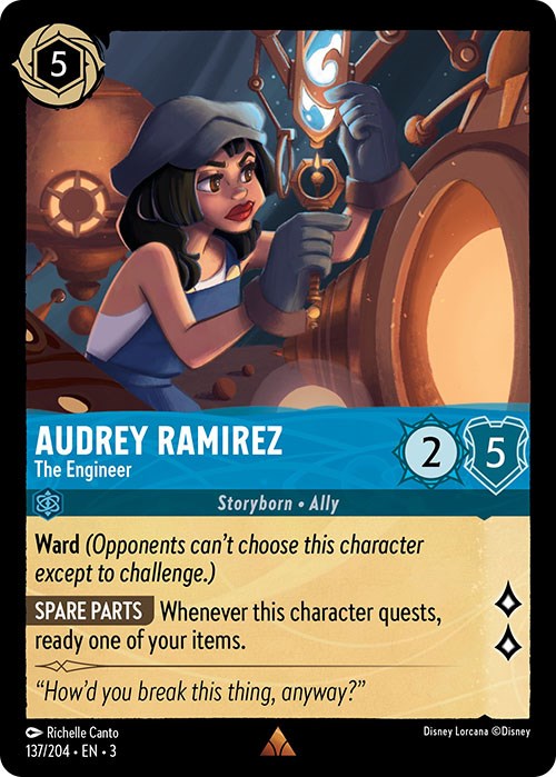 Audrey Ramirez - The Engineer (137/204) [Into the Inklands] | Game Master's Emporium (The New GME)
