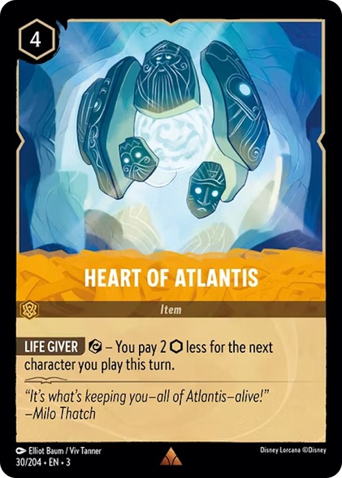 Heart of Atlantis (30/204) [Into the Inklands] | Game Master's Emporium (The New GME)