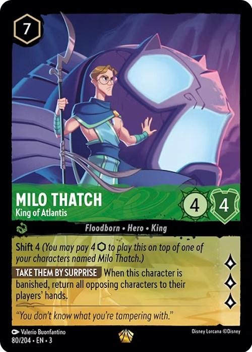 Milo Thatch - King of Atlantis (80/204) [Into the Inklands] | Game Master's Emporium (The New GME)