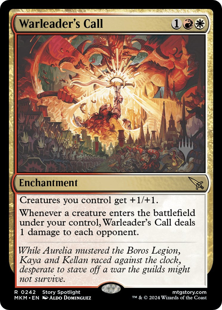 Warleader's Call (Promo Pack) [Murders at Karlov Manor Promos] | Game Master's Emporium (The New GME)