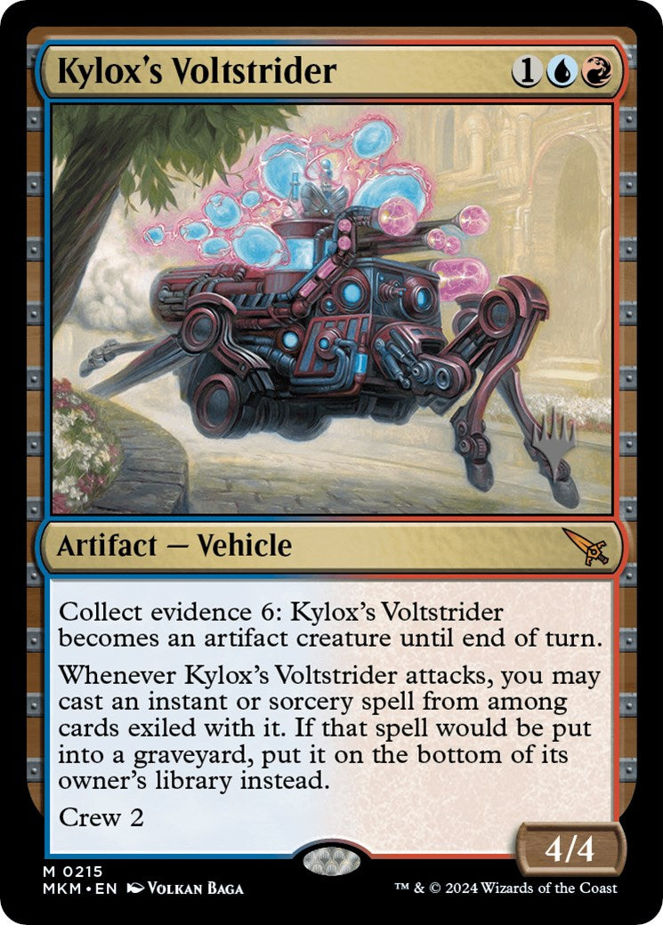 Kylox's Voltstrider (Promo Pack) [Murders at Karlov Manor Promos] | Game Master's Emporium (The New GME)