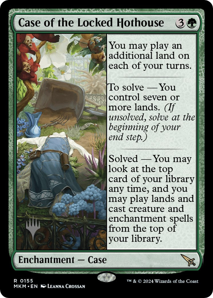 Case of the Locked Hothouse (Promo Pack) [Murders at Karlov Manor Promos] | Game Master's Emporium (The New GME)