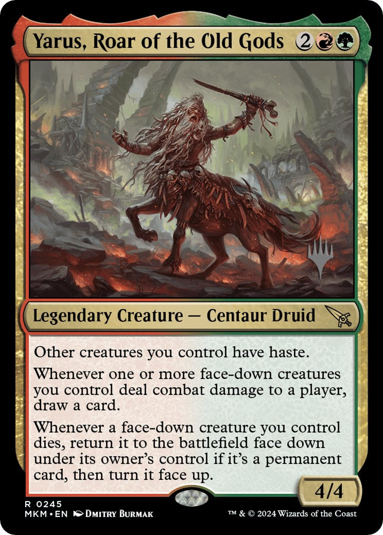 Yarus, Roar of the Old Gods (Promo Pack) [Murders at Karlov Manor Promos] | Game Master's Emporium (The New GME)