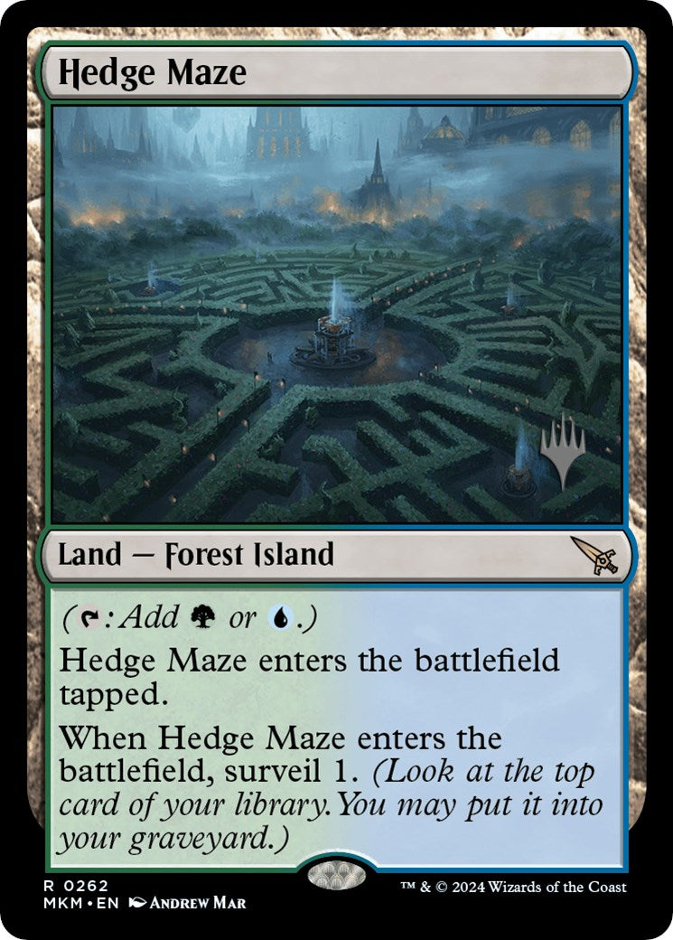 Hedge Maze (Promo Pack) [Murders at Karlov Manor Promos] | Game Master's Emporium (The New GME)