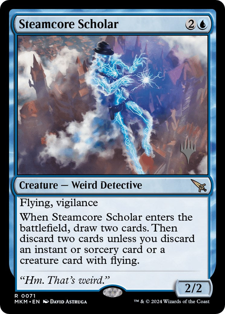 Steamcore Scholar (Promo Pack) [Murders at Karlov Manor Promos] | Game Master's Emporium (The New GME)