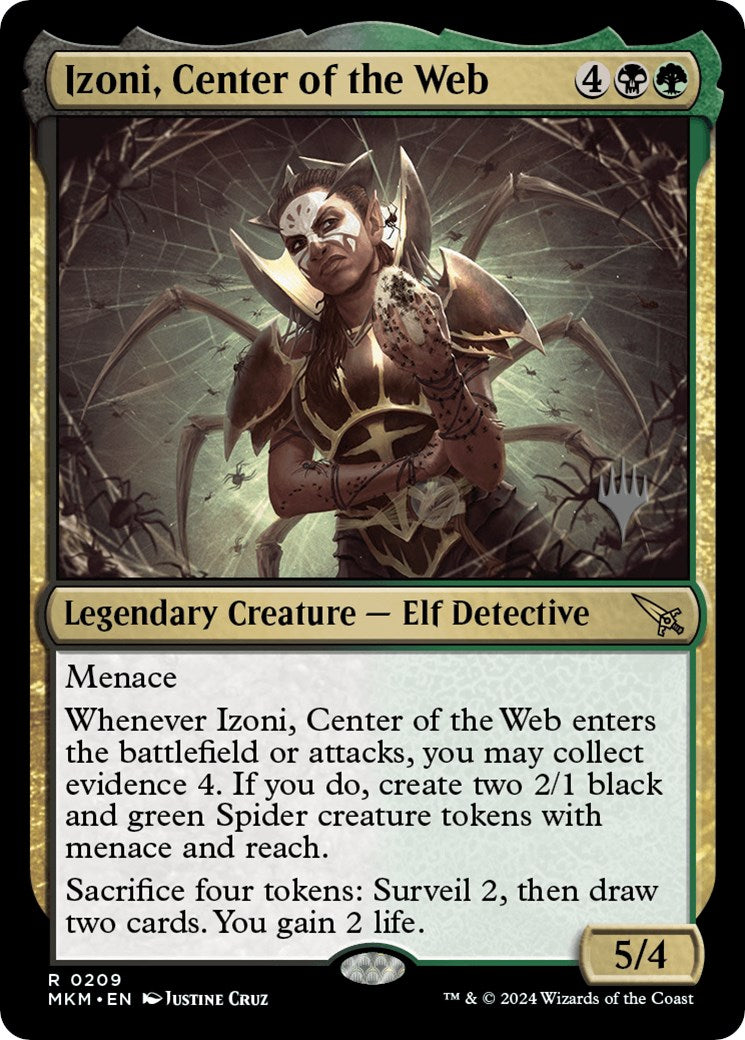 Izoni, Center of the Web (Promo Pack) [Murders at Karlov Manor Promos] | Game Master's Emporium (The New GME)