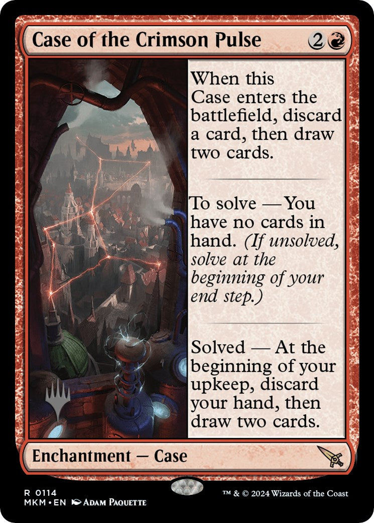 Case of the Crimson Pulse (Promo Pack) [Murders at Karlov Manor Promos] | Game Master's Emporium (The New GME)