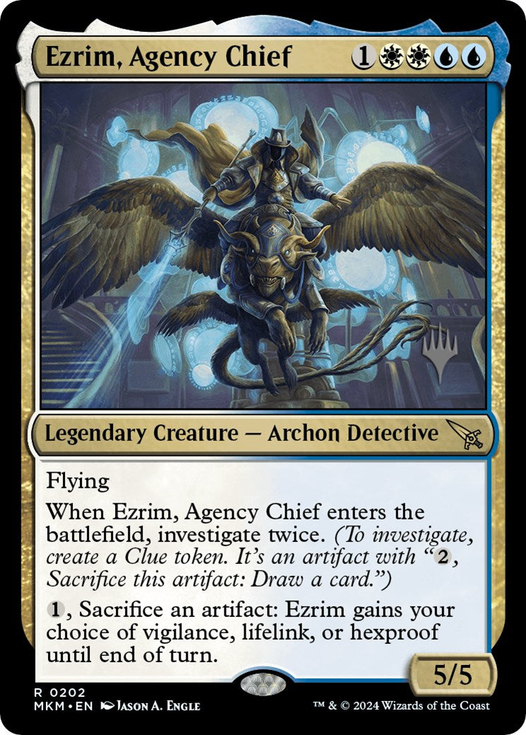 Ezrim, Agency Chief (Promo Pack) [Murders at Karlov Manor Promos] | Game Master's Emporium (The New GME)