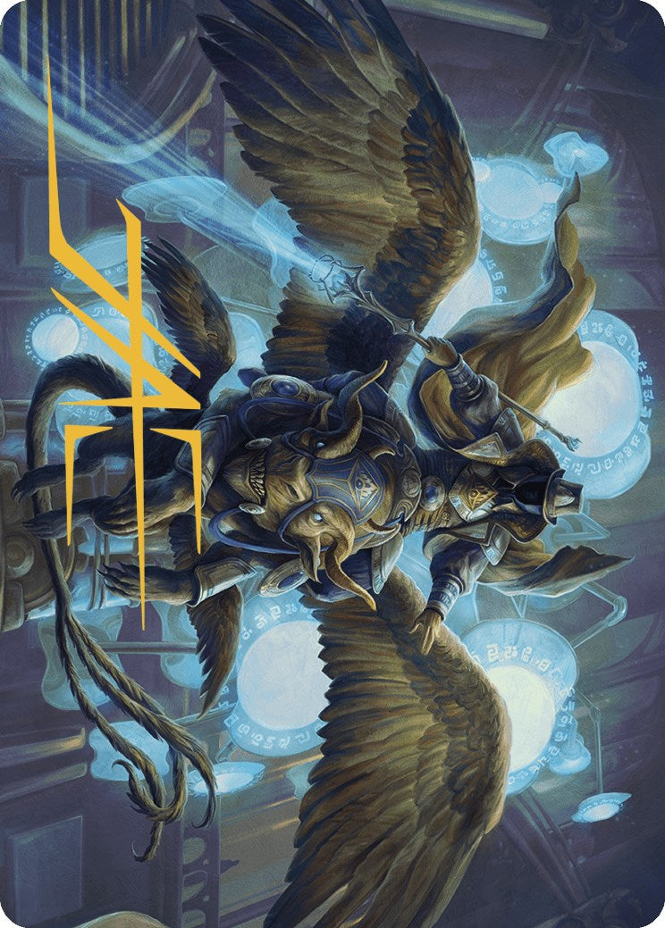 Ezrim, Agency Chief Art Card (Gold-Stamped Signature) [Murders at Karlov Manor Art Series] | Game Master's Emporium (The New GME)