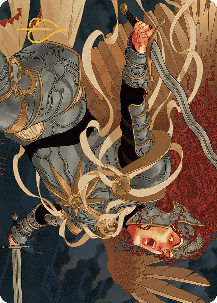 Aurelia, the Law Above Art Card (41/49) (Gold-Stamped Signature) [Murders at Karlov Manor Art Series] | Game Master's Emporium (The New GME)