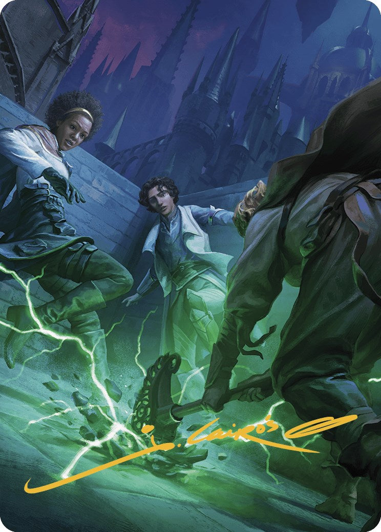 Fanatical Strength Art Card (Gold-Stamped Signature) [Murders at Karlov Manor Art Series] | Game Master's Emporium (The New GME)