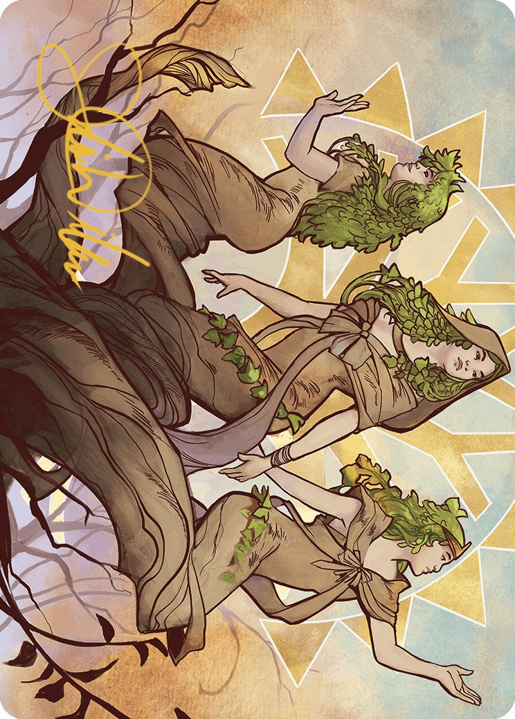 Trostani, Three Whispers Art Card (Gold-Stamped Signature) [Murders at Karlov Manor Art Series] | Game Master's Emporium (The New GME)