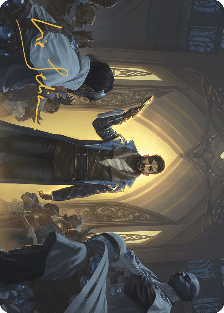 Auspicious Arrival Art Card (Gold-Stamped Signature) [Murders at Karlov Manor Art Series] | Game Master's Emporium (The New GME)
