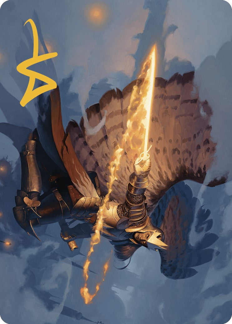 Aurelia's Vindicator Art Card (Gold-Stamped Signature) [Murders at Karlov Manor Art Series] | Game Master's Emporium (The New GME)