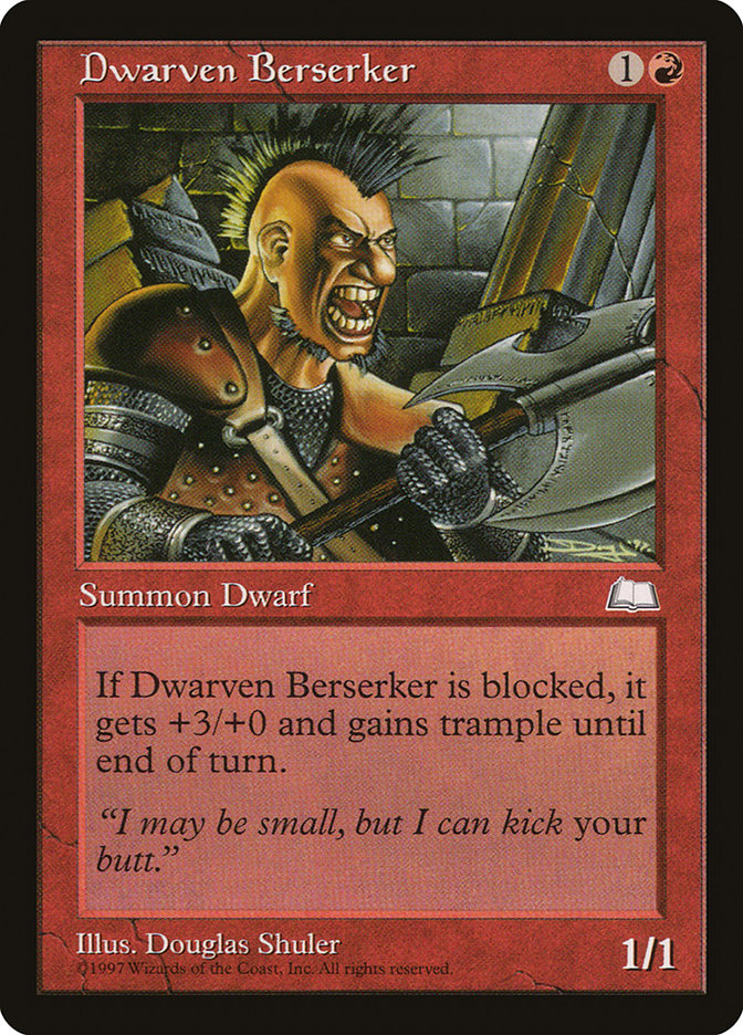 Dwarven Berserker [Weatherlight] | Game Master's Emporium (The New GME)