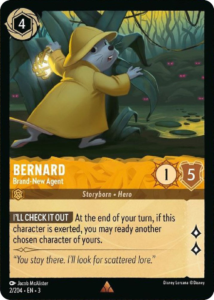 Bernard - Brand-New Agent (2/204) [Into the Inklands] | Game Master's Emporium (The New GME)