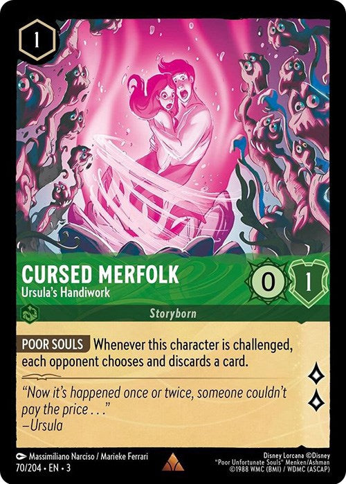 Cursed Merfolk - Ursula's Handiwork (70/204) [Into the Inklands] | Game Master's Emporium (The New GME)