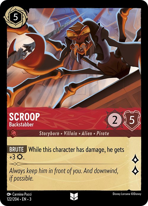 Scroop - Backstabber (122/204) [Into the Inklands] | Game Master's Emporium (The New GME)