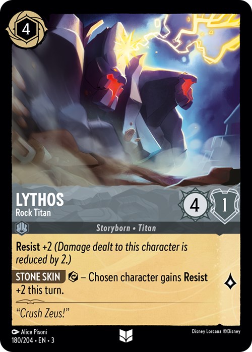 Lythos - Rock Titan (180/204) [Into the Inklands] | Game Master's Emporium (The New GME)