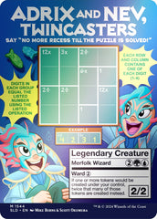 Adrix and Nev, Twincasters (Rainbow Foil) [Secret Lair Drop Series] | Game Master's Emporium (The New GME)