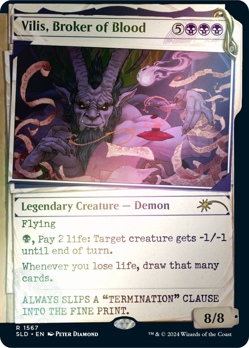 Vilis, Broker of Blood (Rainbow Foil) [Secret Lair Drop Series] | Game Master's Emporium (The New GME)