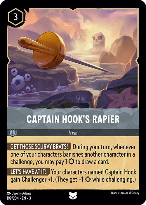 Captain Hook's Rapier (199/204) [Into the Inklands] | Game Master's Emporium (The New GME)