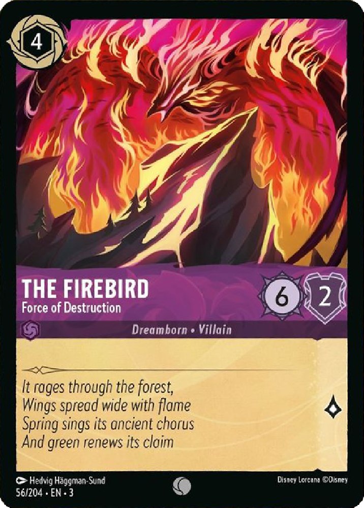The Firebird - Force of Destruction (56/204) [Into the Inklands] | Game Master's Emporium (The New GME)
