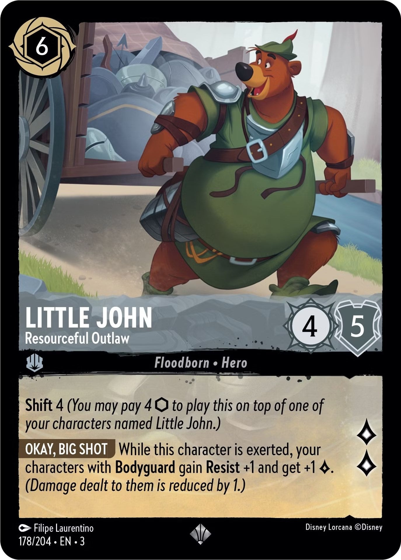 Little John - Resourceful Outlaw (178/204) [Into the Inklands] | Game Master's Emporium (The New GME)