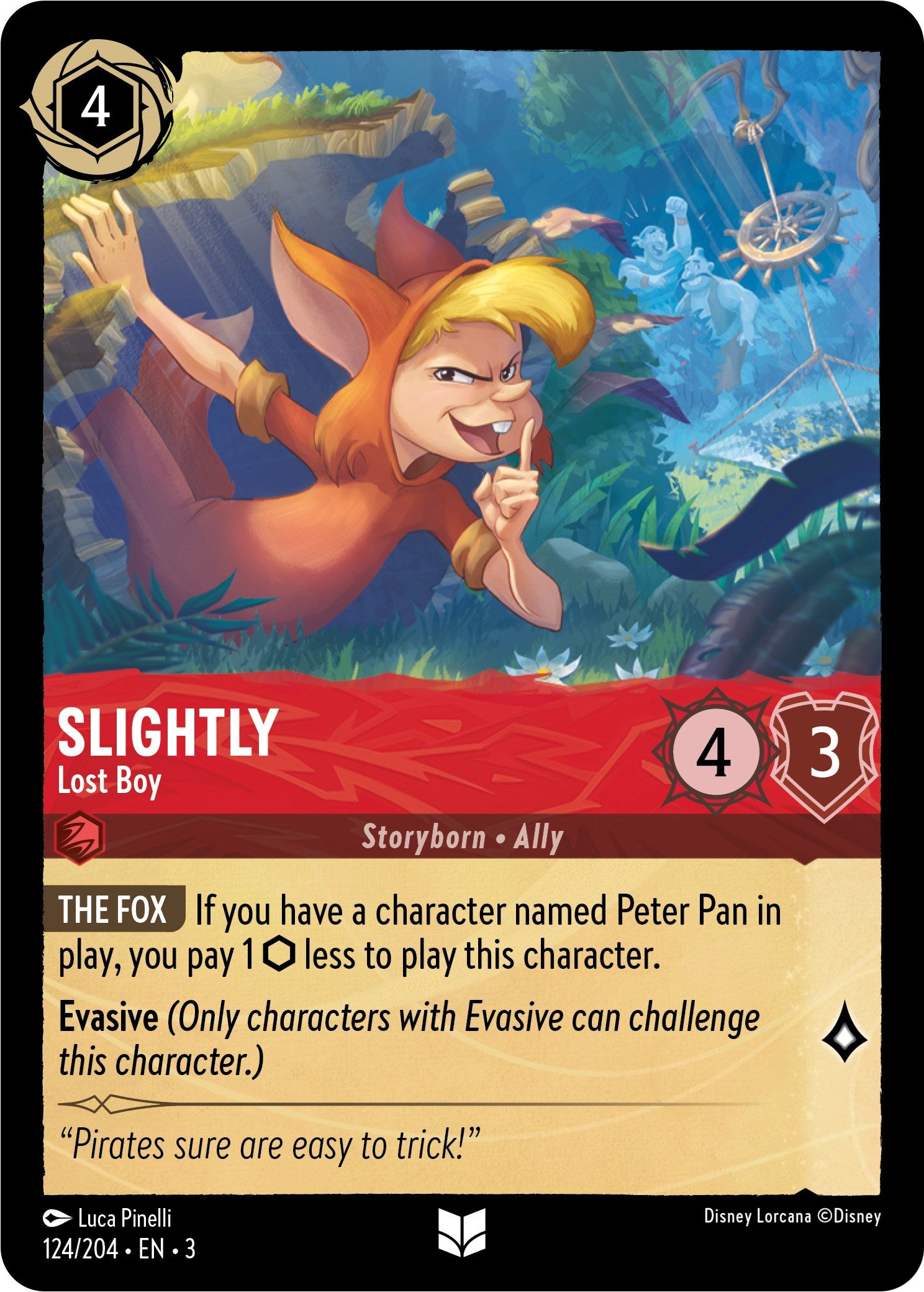 Slightly - Lost Boy (124/204) [Into the Inklands] | Game Master's Emporium (The New GME)