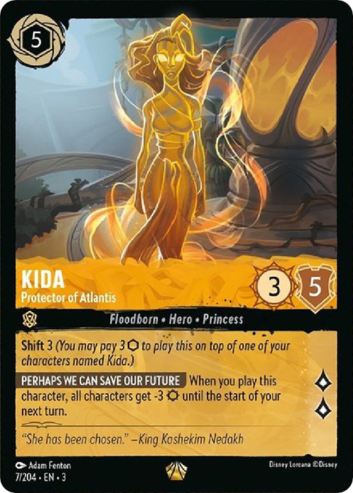 Kida - Protector of Atlantis (7/204) [Into the Inklands] | Game Master's Emporium (The New GME)