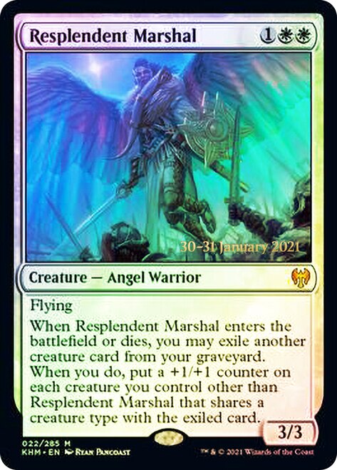 Resplendent Marshal [Kaldheim Prerelease Promos] | Game Master's Emporium (The New GME)