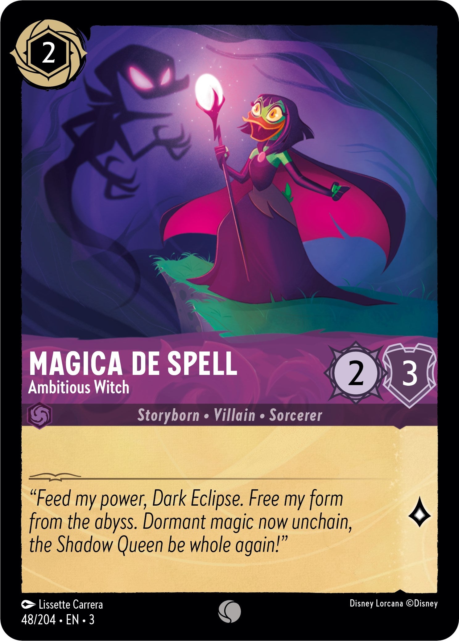 Magica De Spell - Ambitious Witch (48/204) [Into the Inklands] | Game Master's Emporium (The New GME)