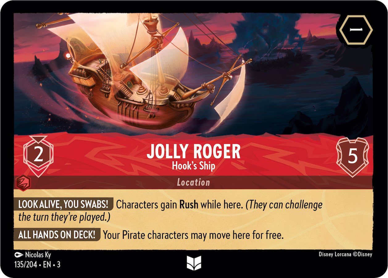 Jolly Roger - Hook's Ship (135/204) [Into the Inklands] | Game Master's Emporium (The New GME)