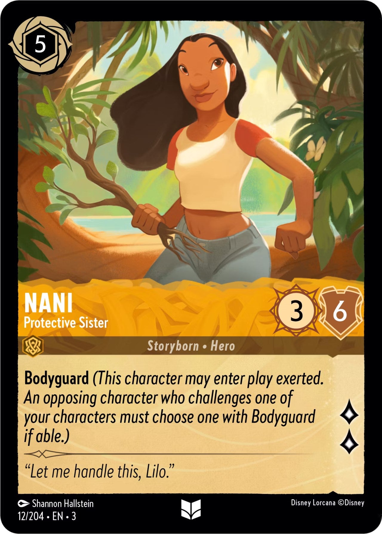 Nani - Protective Sister (12/204) [Into the Inklands] | Game Master's Emporium (The New GME)