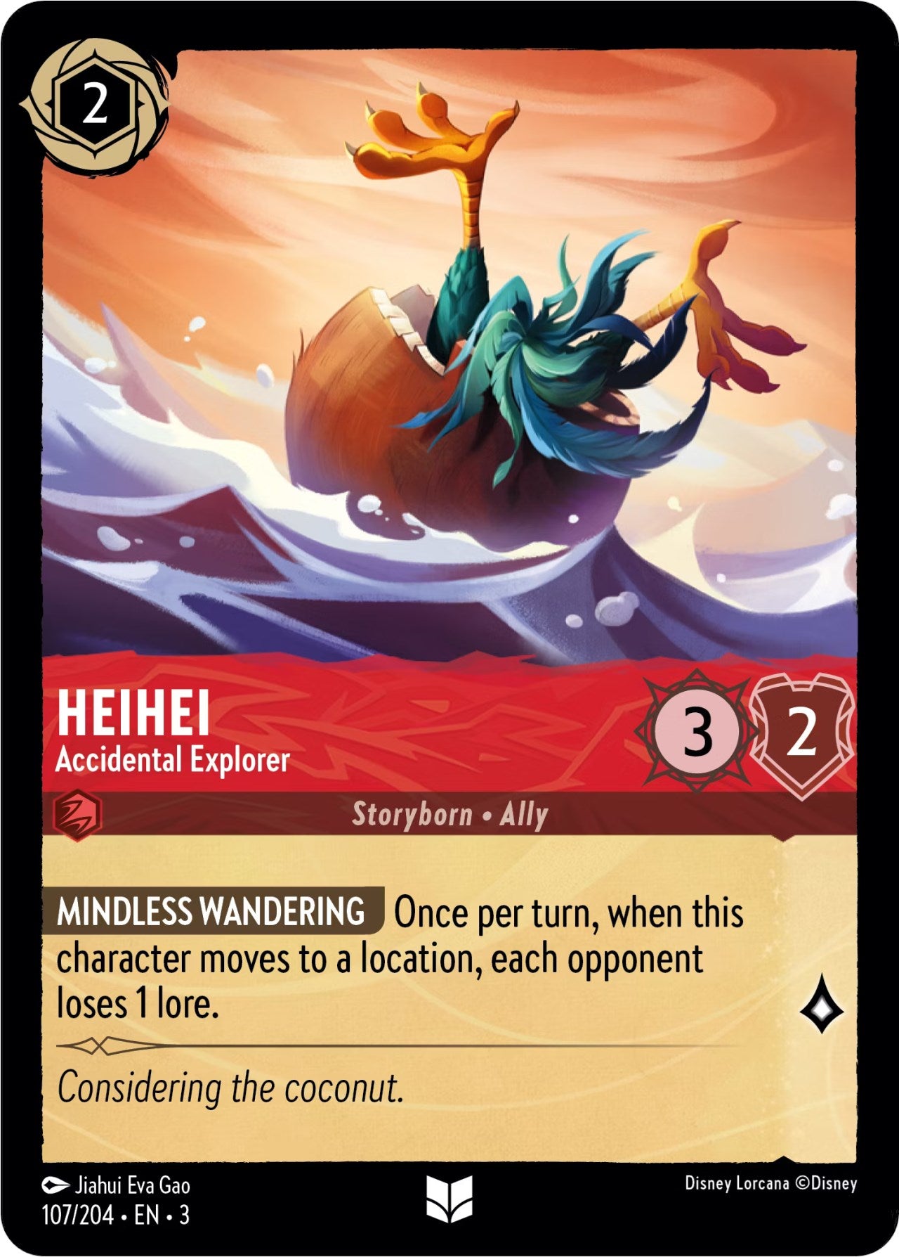 HeiHei - Accidental Explorer (107/204) [Into the Inklands] | Game Master's Emporium (The New GME)