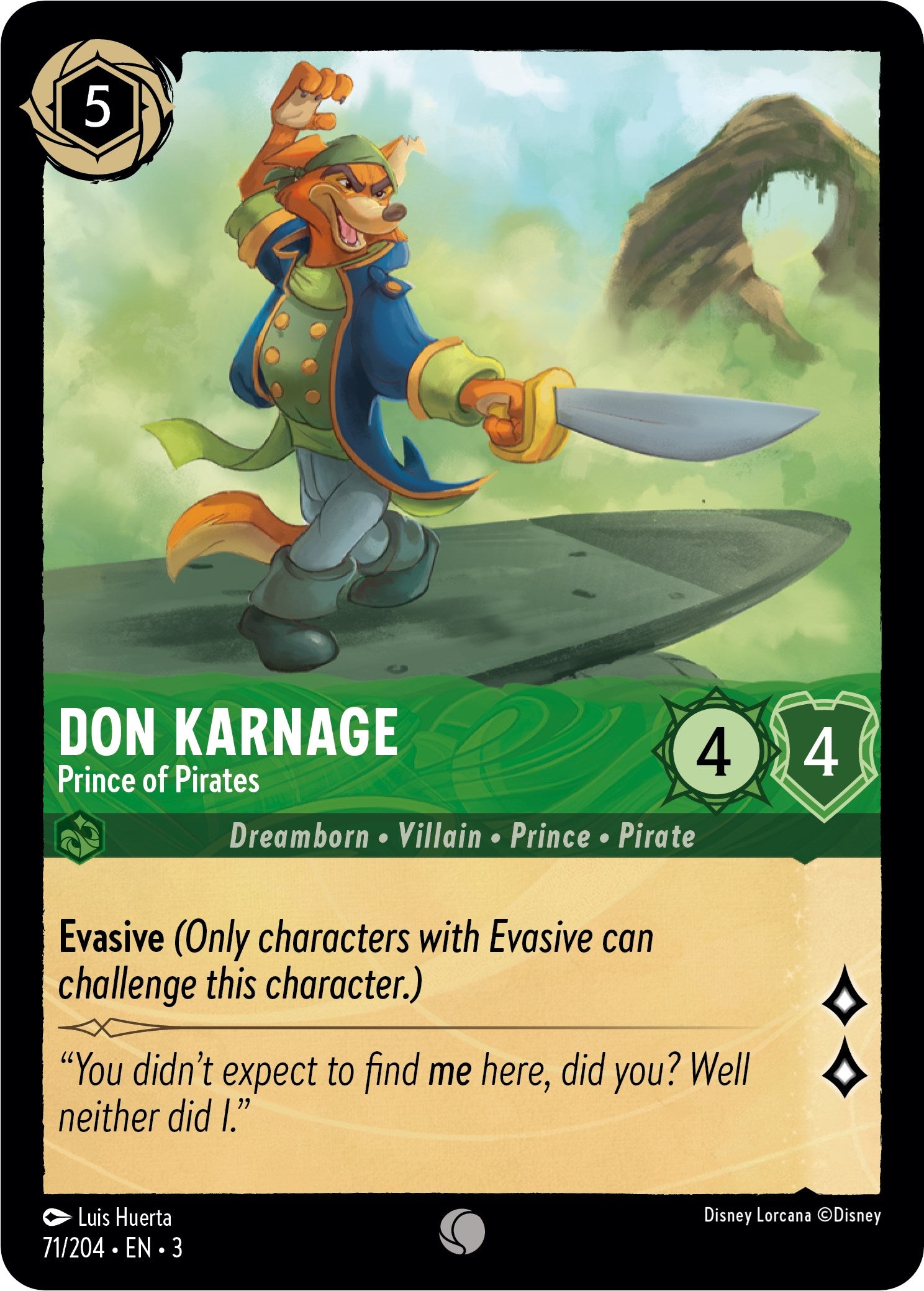 Don Karnage - Prince of Pirates (71/204) [Into the Inklands] | Game Master's Emporium (The New GME)