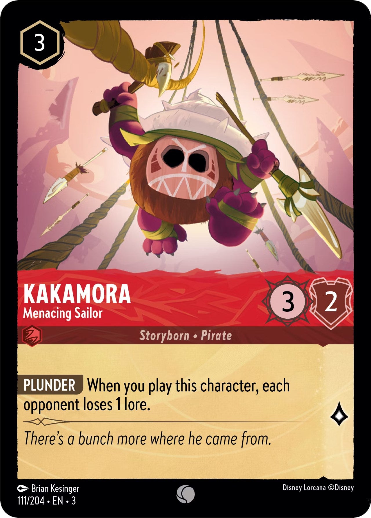 Kakamora - Menacing Sailor (111/204) [Into the Inklands] | Game Master's Emporium (The New GME)