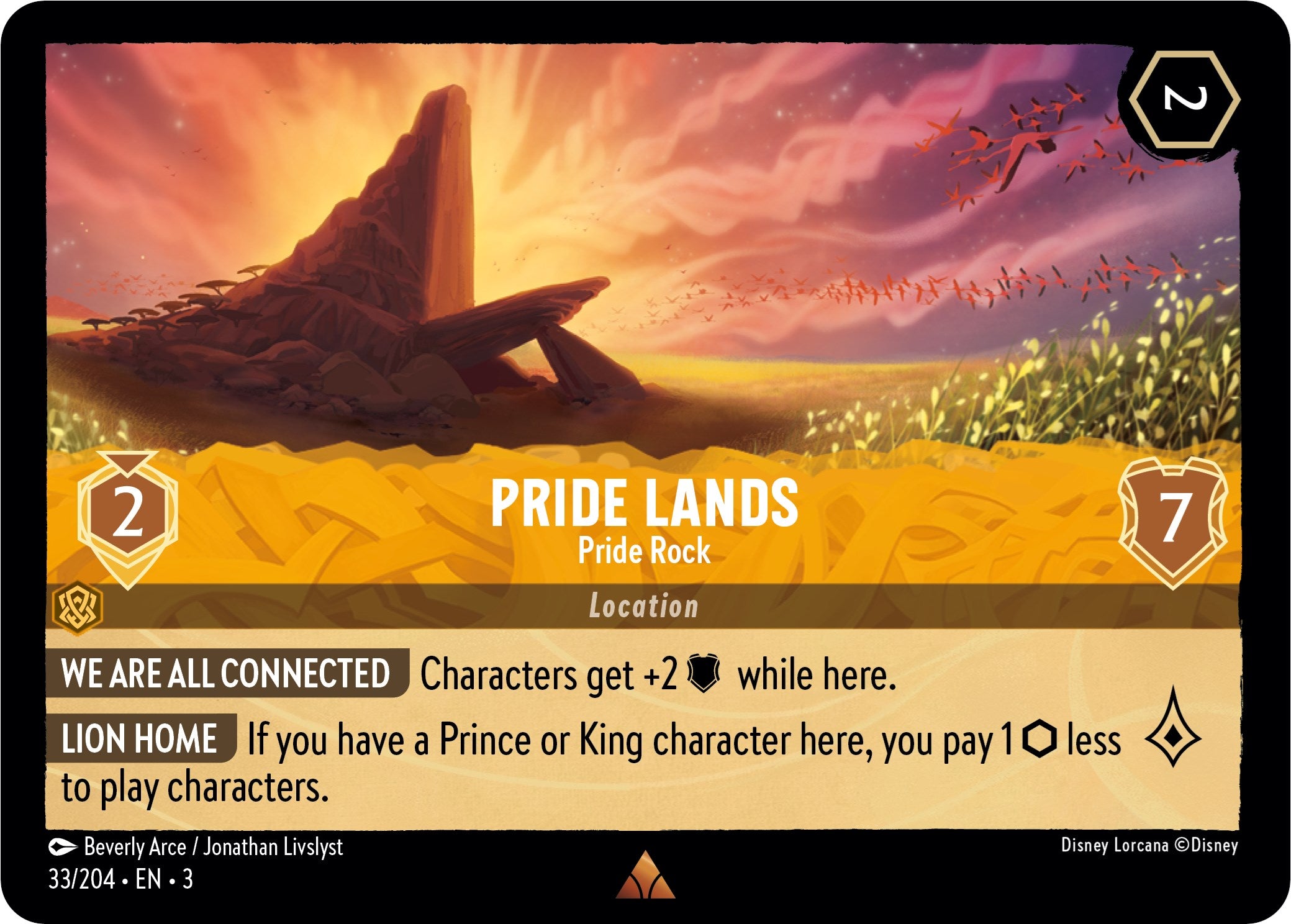 Pride Lands - Pride Rock (33/204) [Into the Inklands] | Game Master's Emporium (The New GME)