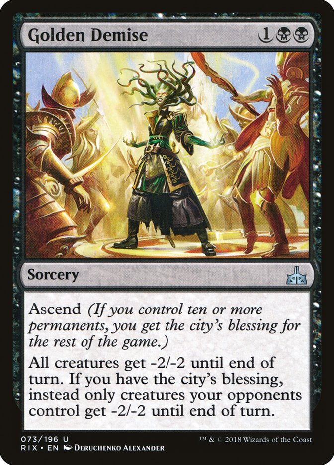 Golden Demise [Rivals of Ixalan] | Game Master's Emporium (The New GME)