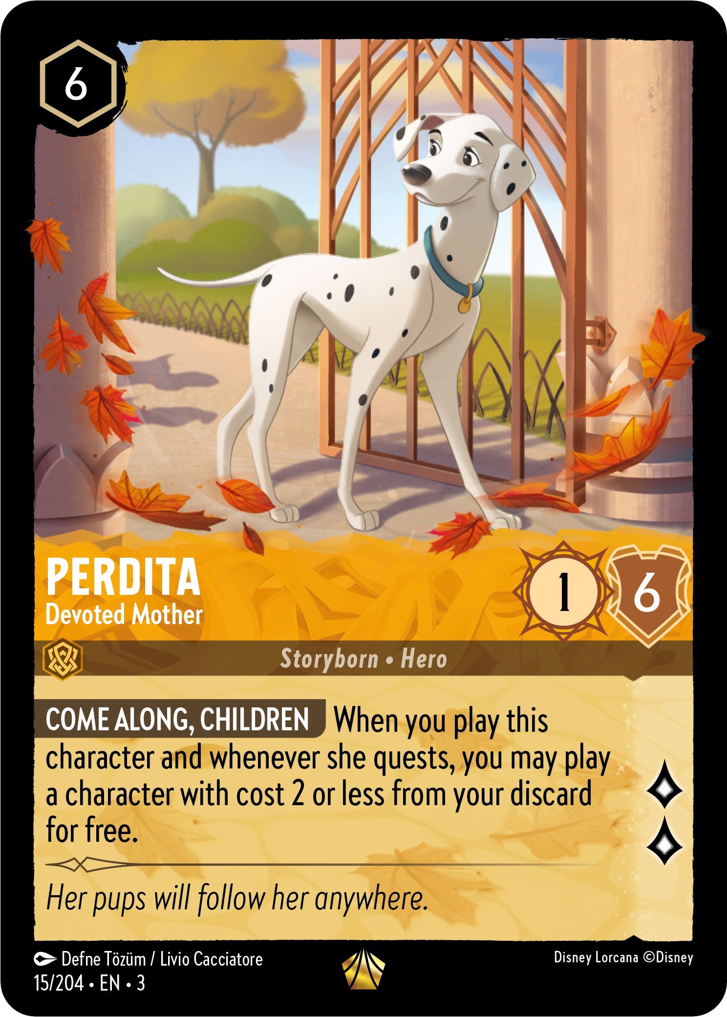 Perdita - Devoted Mother (15/204) [Into the Inklands] | Game Master's Emporium (The New GME)