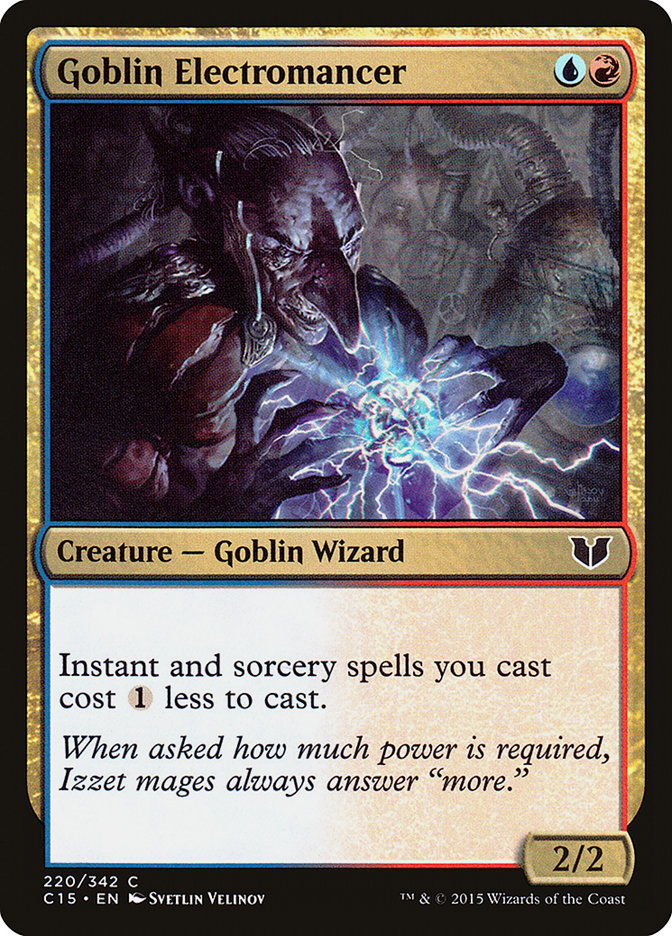 Goblin Electromancer [Commander 2015] | Game Master's Emporium (The New GME)