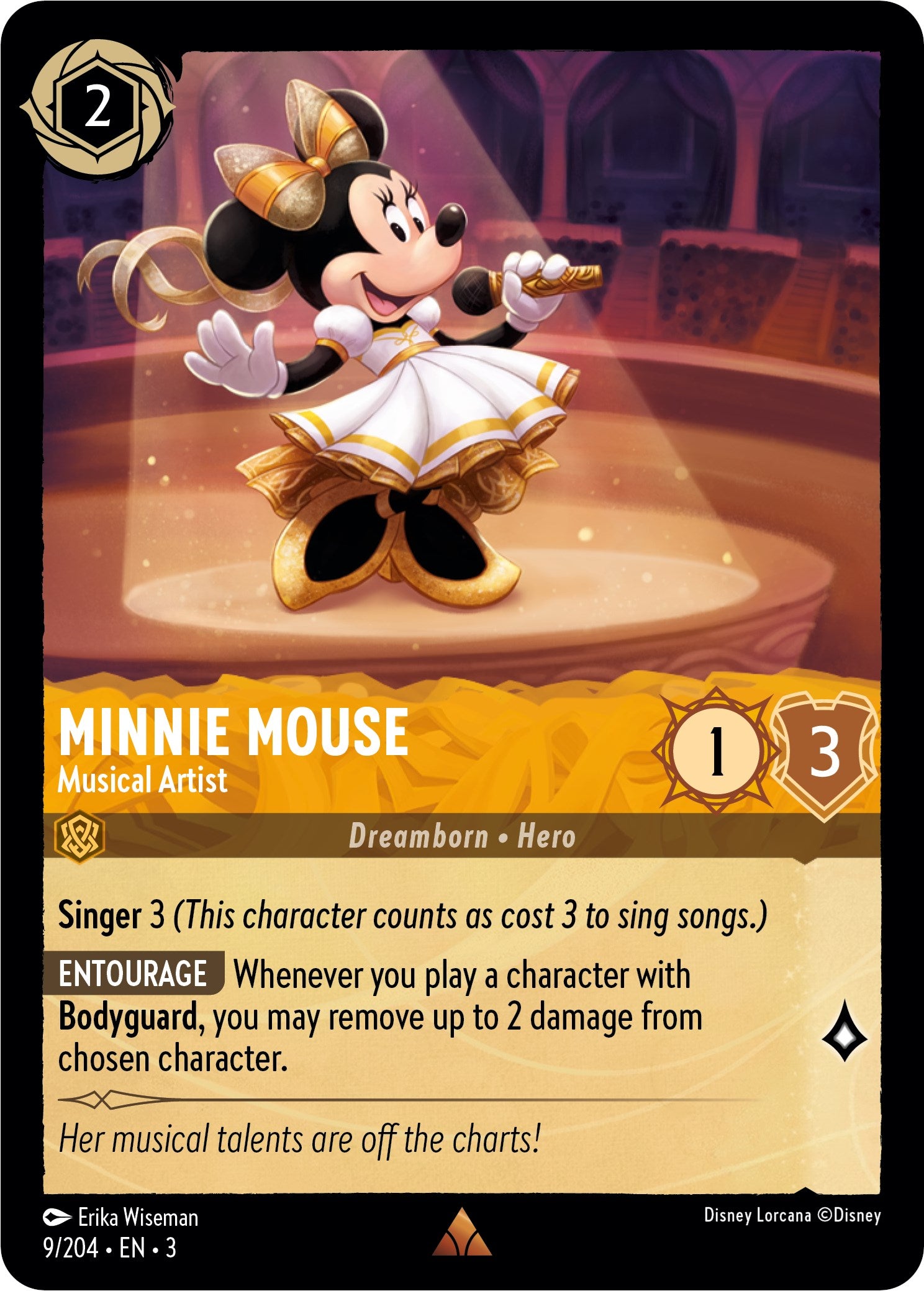 Minnie Mouse - Musical Artist (9/204) [Into the Inklands] | Game Master's Emporium (The New GME)