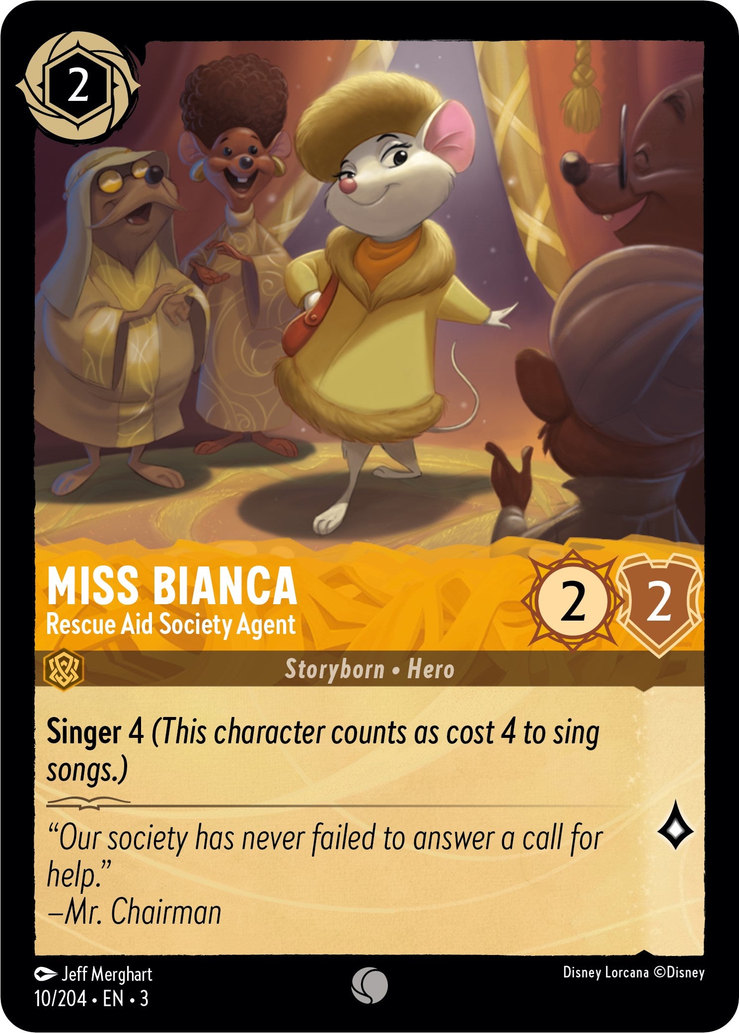 Miss Bianca - Rescue Aid Society Agent (10/204) [Into the Inklands] | Game Master's Emporium (The New GME)