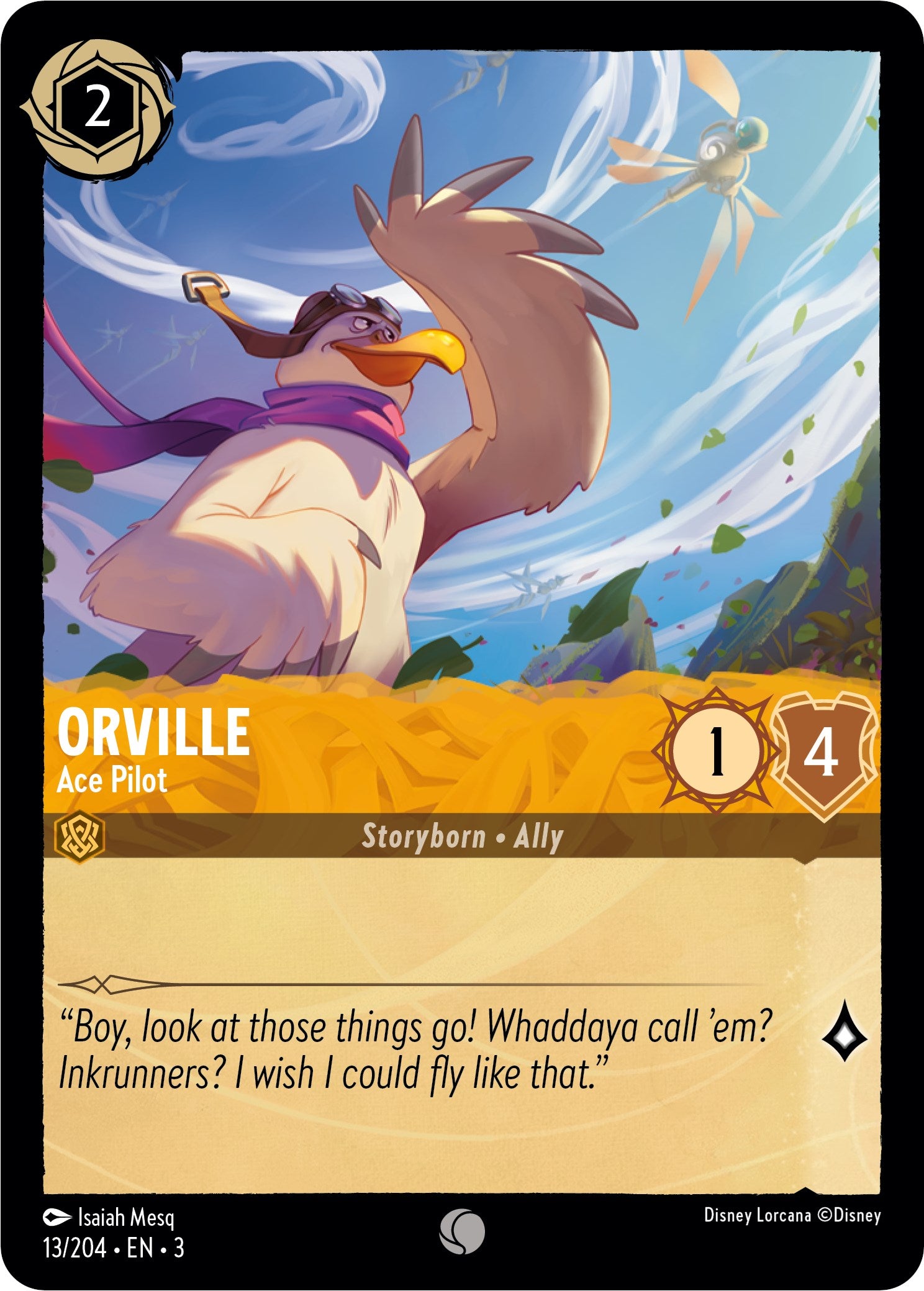 Orville - Ace Pilot (13/204) [Into the Inklands] | Game Master's Emporium (The New GME)