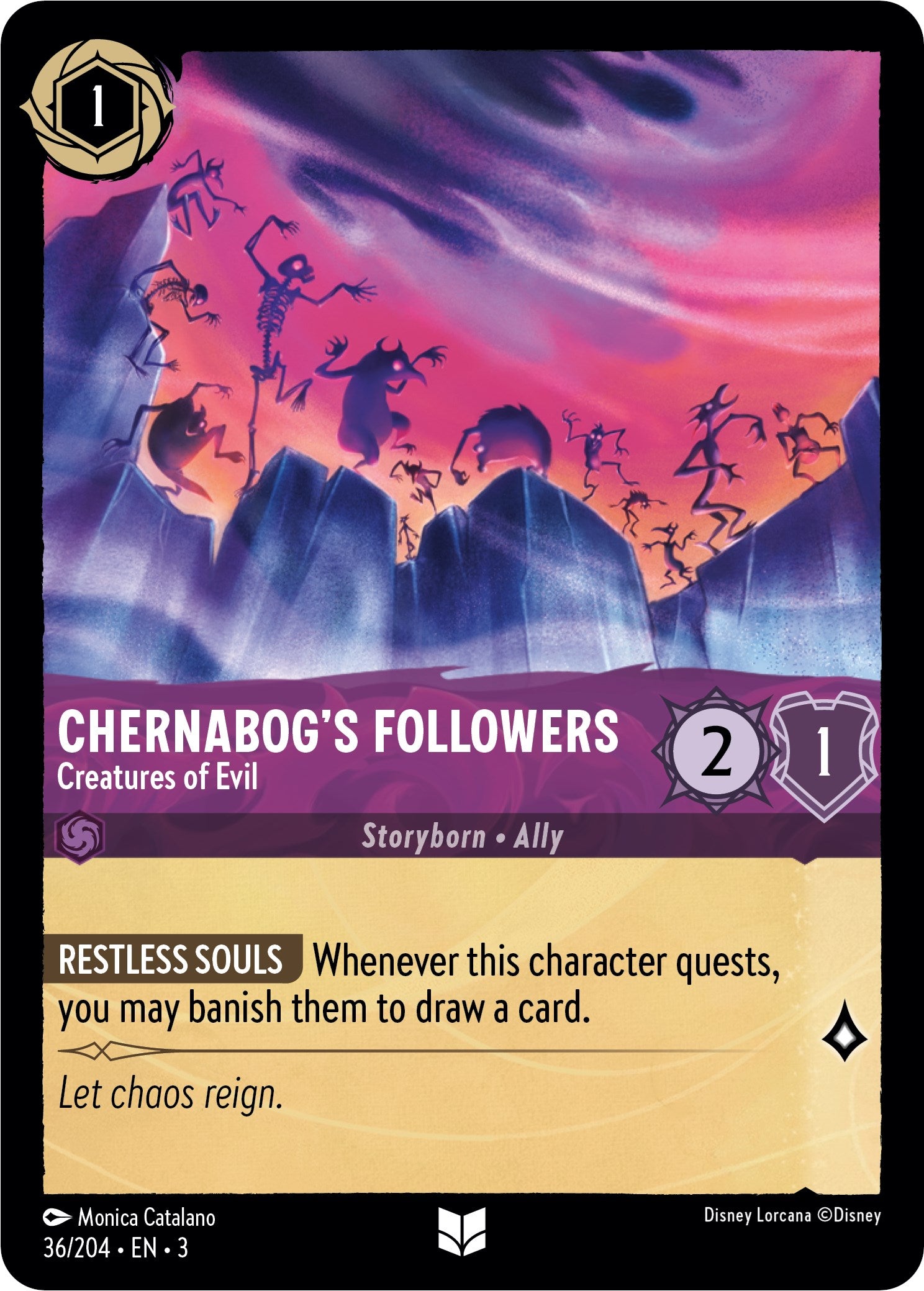 Chernabog's Followers - Creatures of Evil (36/204) [Into the Inklands] | Game Master's Emporium (The New GME)