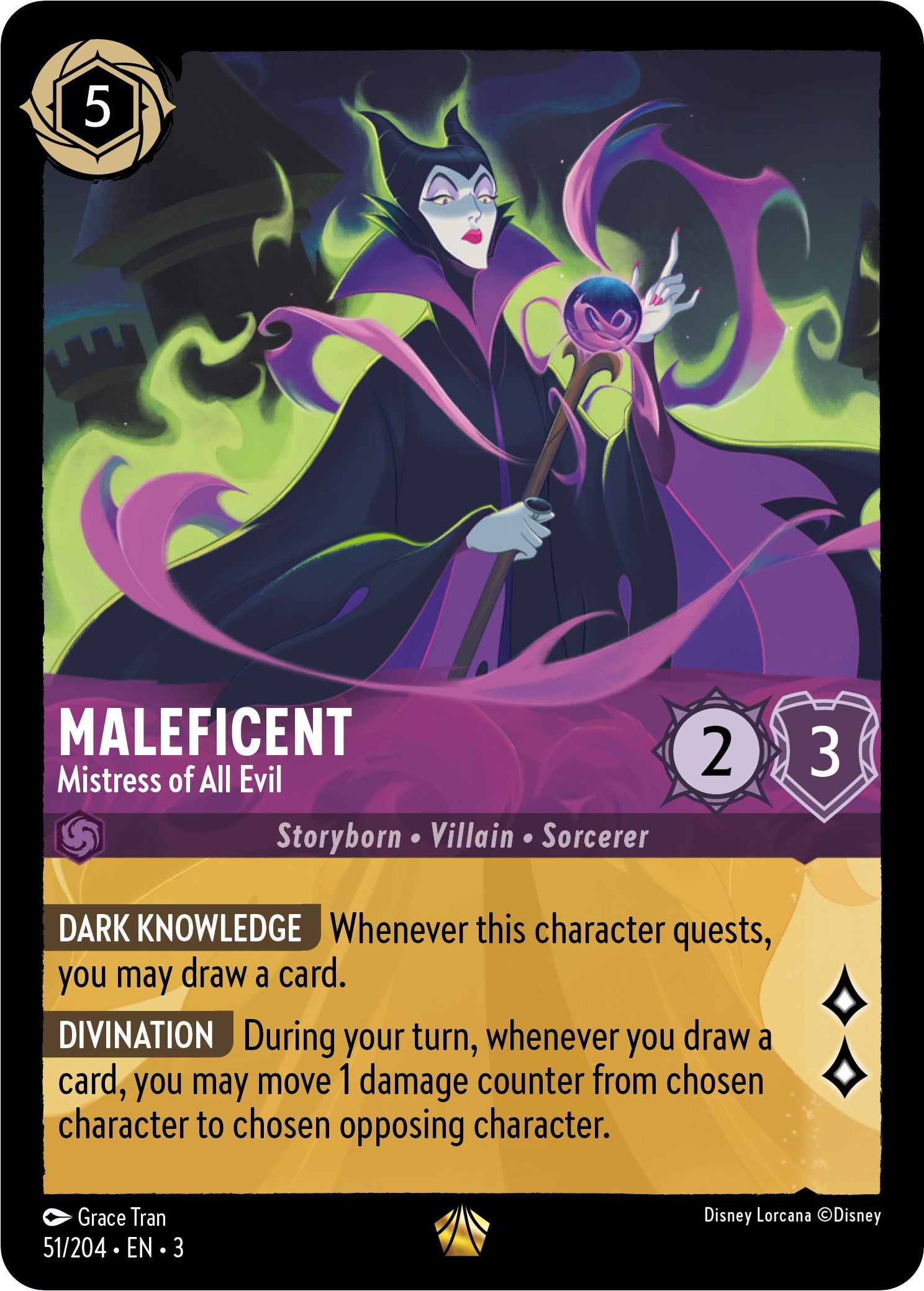 Maleficent - Mistress of All Evil (51/204) [Into the Inklands] | Game Master's Emporium (The New GME)