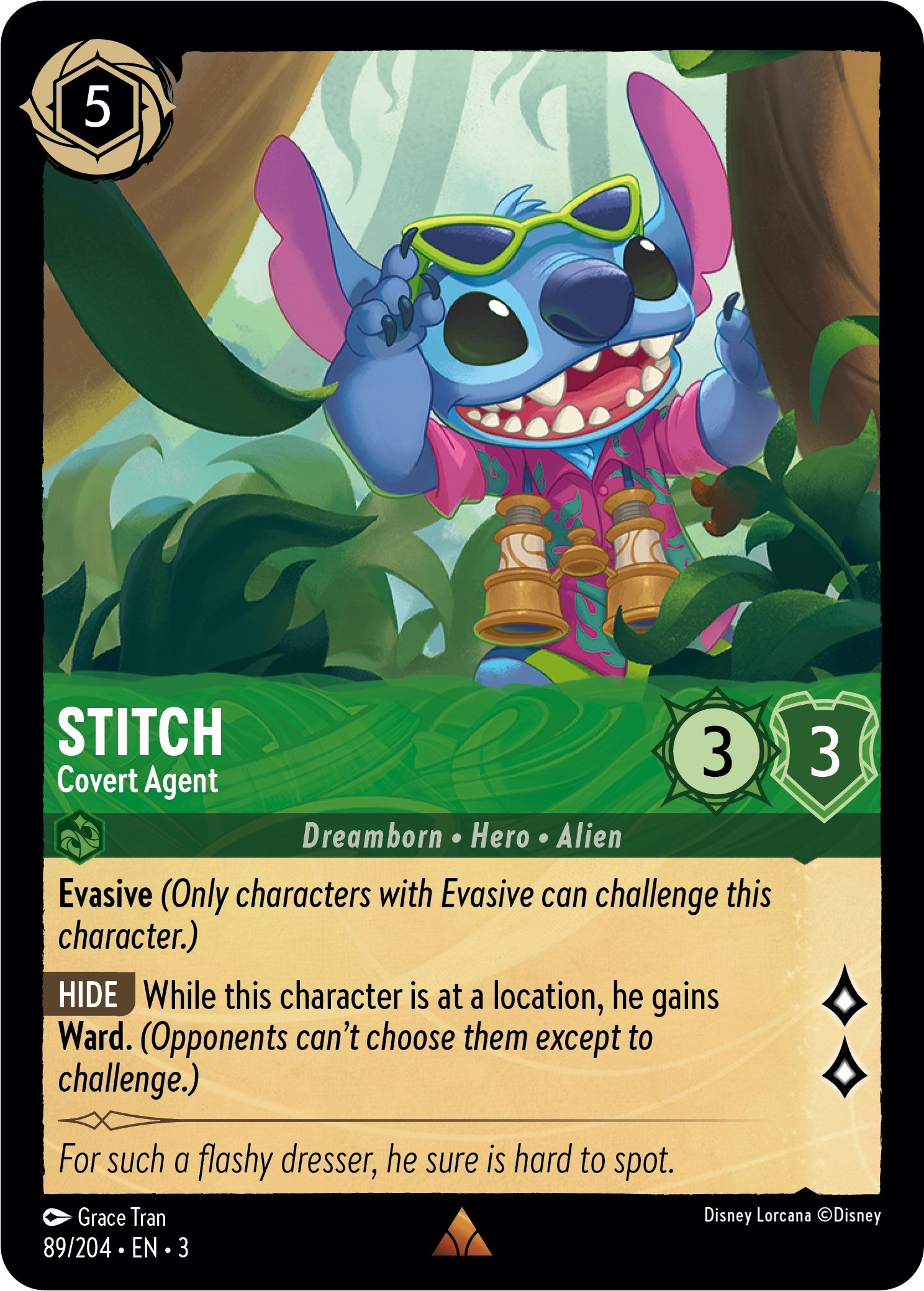 Stitch - Covert Agent (89//204) [Into the Inklands] | Game Master's Emporium (The New GME)